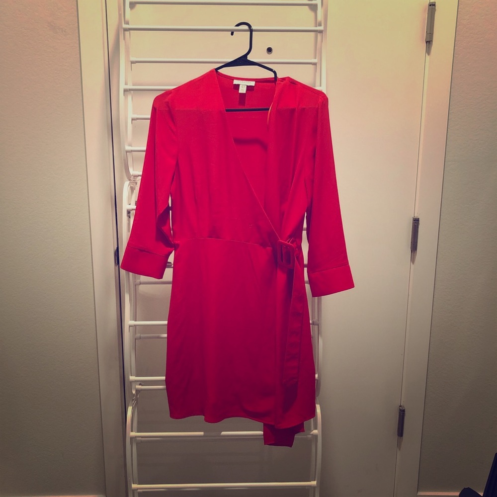 Classic red dress